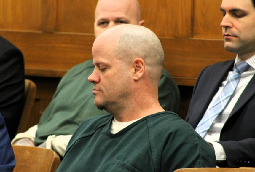 <p>Elisha Meyer/Kitsap News Group photos</p>
                                <p>Johnny Watson and his brother Robert sitting behind him to his right hear statements from the victims families before receiving their sentences.</p>