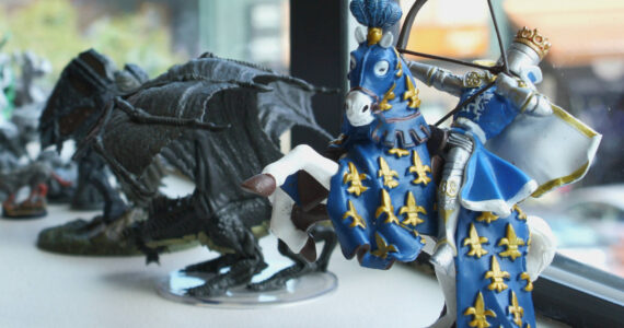 Molly Hetherwick/Kitsap News Group photos
A knight figurine on a steed.