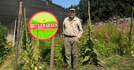 Molly Hetherwick/Kitsap News Group photos
Brian MacWhorter at Butler Green Farms on Lovgreen Road.