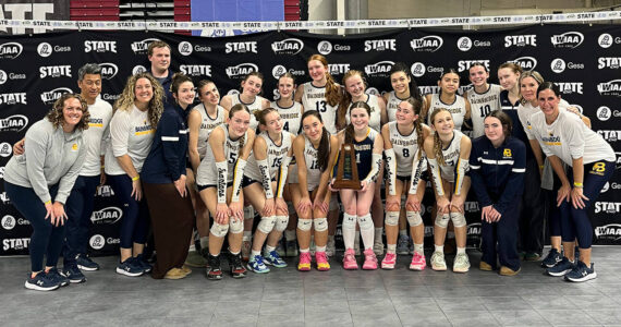 Holly Rohrbacher courtesy photo
The Bainbridge Spartans’ team photo after a 7th place finish at the 2A state volleyball tournament at the Yakima Valley SunDome Nov. 14-15.