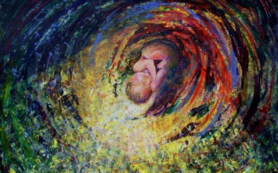 BI Studio Tour courtesy photos
Acrylic mixed media by Deborah J. Milton.