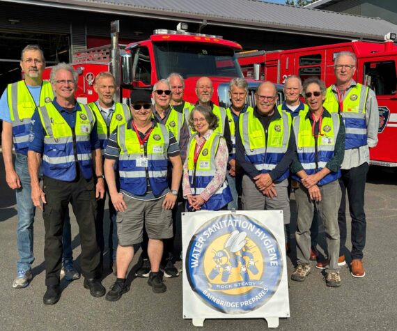 COBI courtesy photo
The Bainbridge Prepares WASH (Water, Sanitation and Hygiene) Team, along with the city of Bainbridge Island, recently received the 2025 IAEM-USA Preparedness Award.
