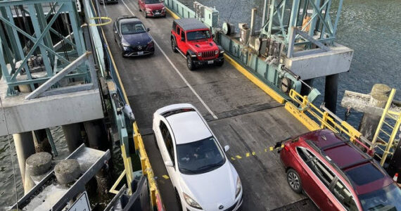 File photo
Vehicles boarding a ferry at the Bainbridge terminal.