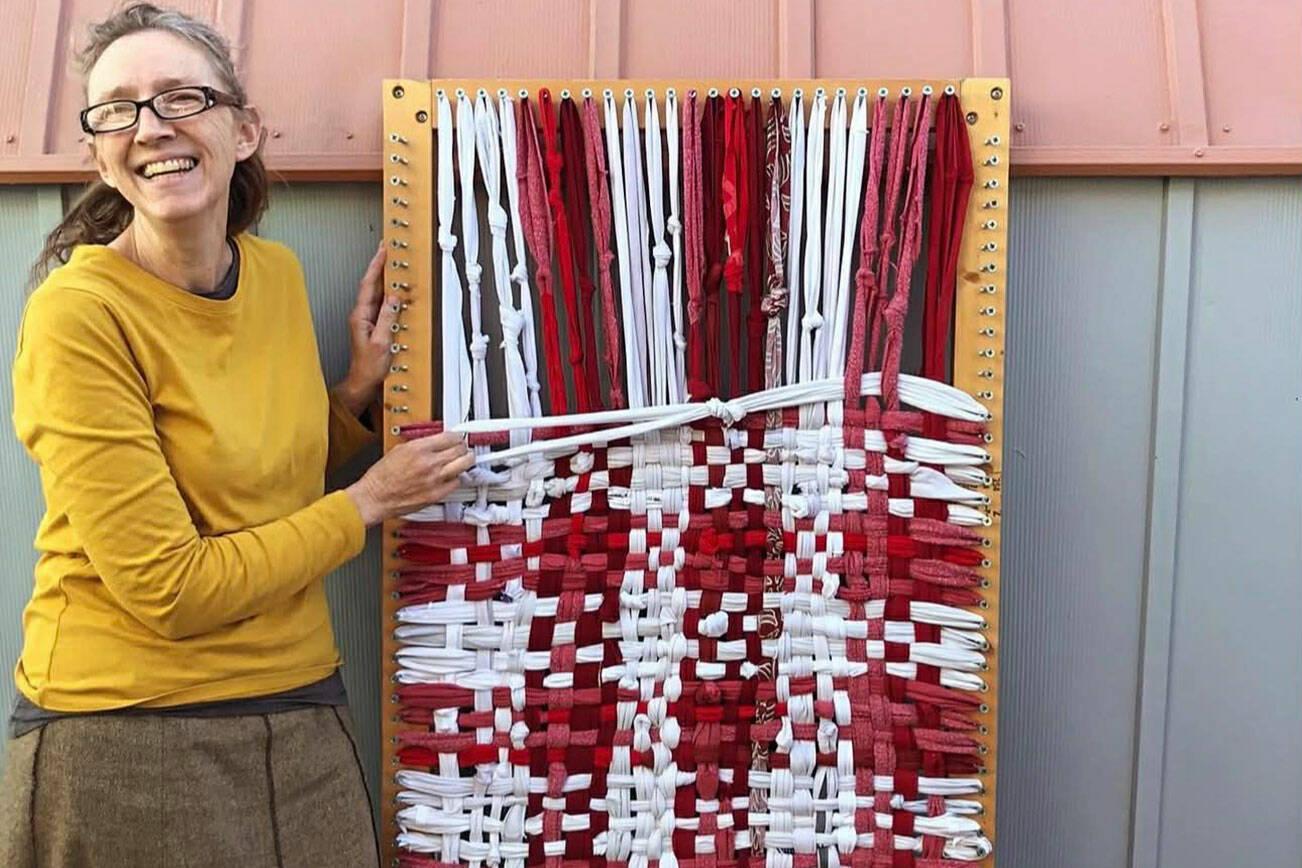 Artist turns unwanted clothing into repurposed, sustainable art
