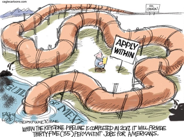 Today's cartoon is by Pat Bagley