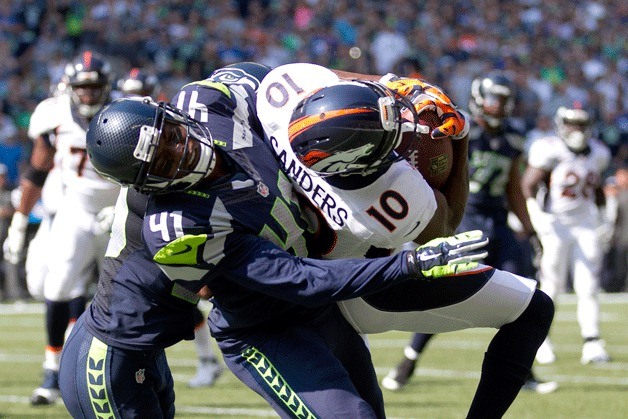 Emmanuel Sanders of the Denver Bronos