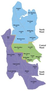 One position for each ward is up for grabs this year.