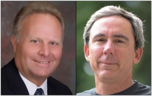 Incumbent Parks Commissioner Ken DeWitt is seeking re-election amid a challenge by John Grinter.