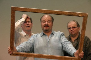 One man’s treasure could trash a friendship. From left: Tell Schreiber as Marc