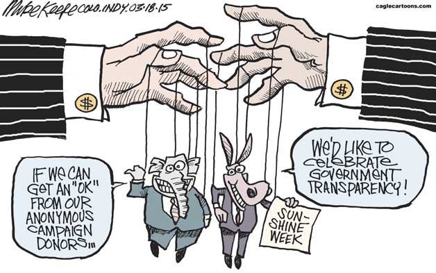 Today's cartoon is by Mike Keefe