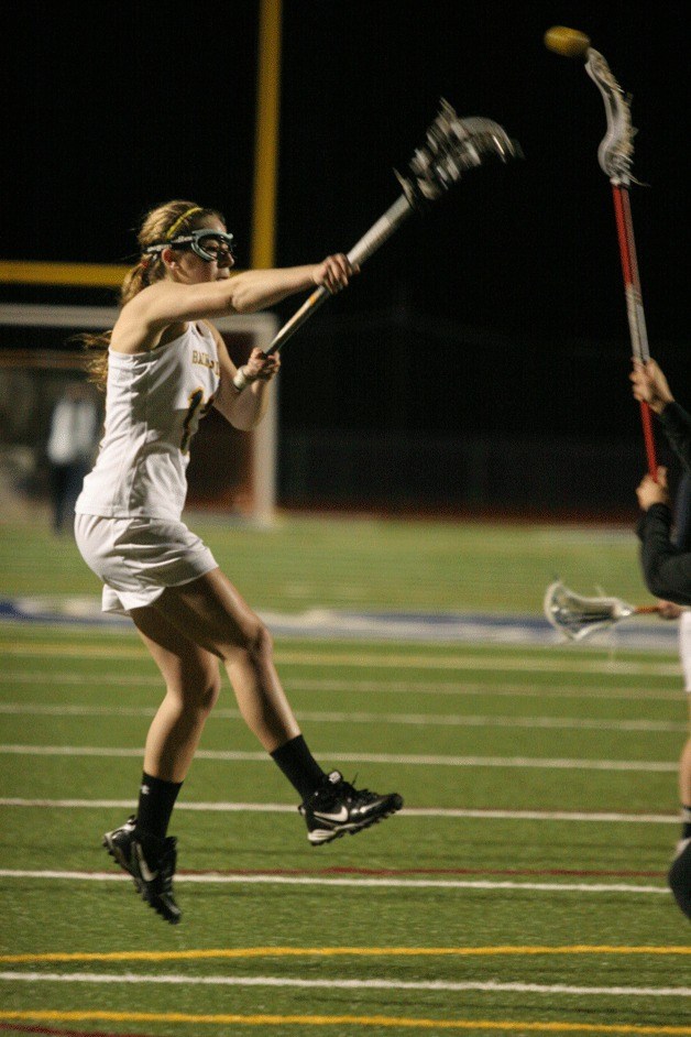 Kelsey Mackin scores one of her seven goals against Lakeside.