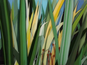Bainbridge Island artist Irene Yesley's painting