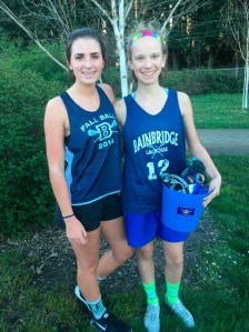 Bella Jackson took second place and Eleanor Collins was first in the recent Bainbridge Island Girl’s Lacrosse dirt sale fundraiser.
