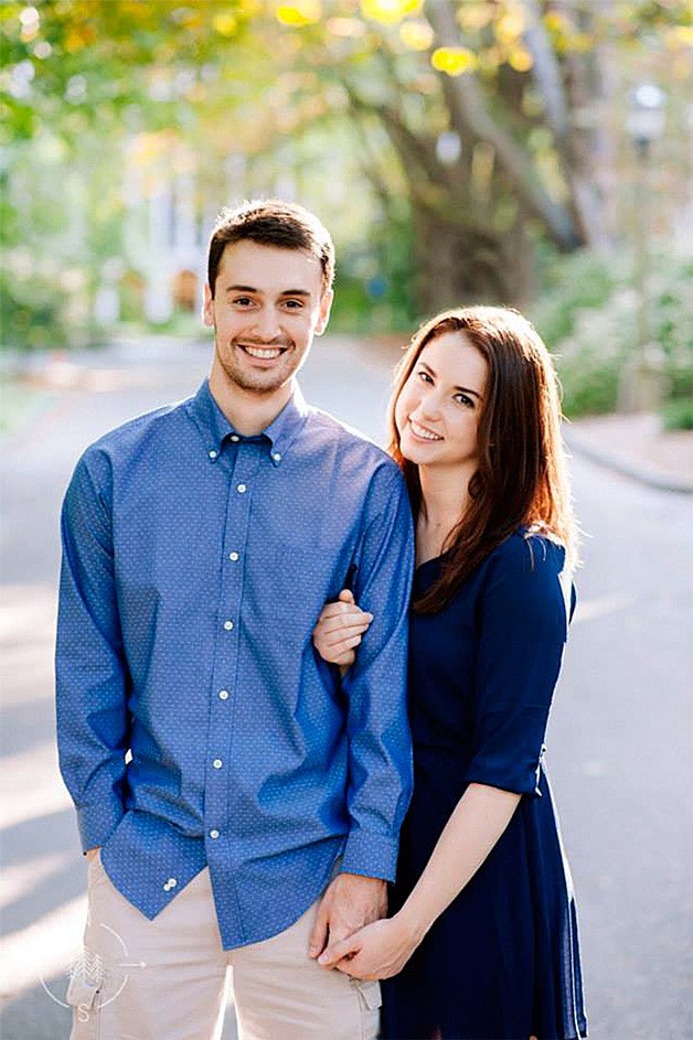 Paul Sharman and Lucy Kinsella are engaged to be married next summer on Bainbridge.