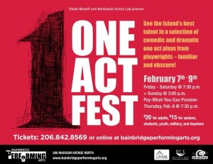 Tickets on sale for 2014 One Act Fest