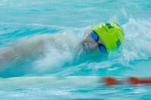 Bainbridge's Andrew McCarthy took first in the 500 freestyle at the 3A Sea-King District 2 meet at Mary Wayte Pool at Mercer Island.