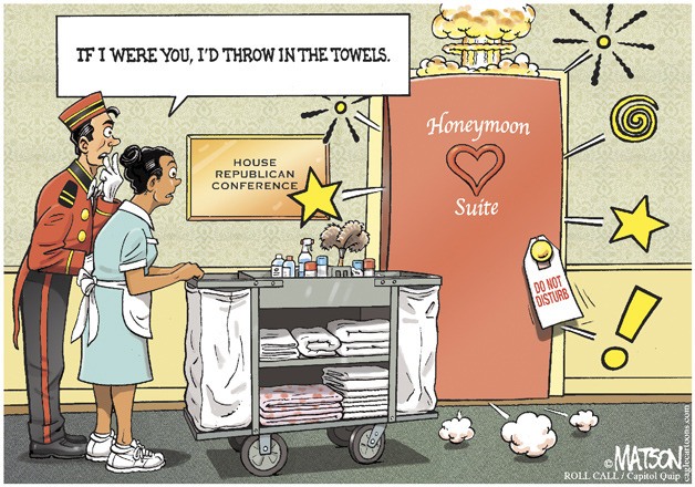 Today's cartoon is by RJ Matson