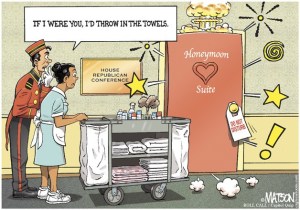 Today's cartoon is by RJ Matson