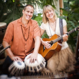 Shantala — the duo of Benjy and Heather Wertheimer — will perform ecstatic chants and the sacred music of India in concert on Sunday