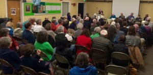 Islanders filled Eagle Harbor Congregational Church for the Faith and Climate Forum co-sponsored by Bainbridge Interfaith Council