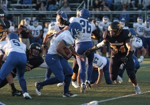 The Bainbridge High School varsity football game was bested 19-7 in their first home game of the year last week by the visitors from Olylmpic High. The loss left the Spartans with a 0-2 overall season record.