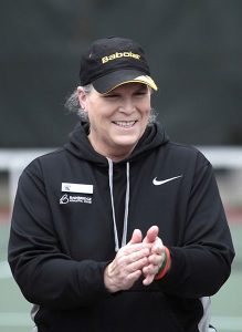Spartan varsity tennis team Head Coach Jennifer Shorr.