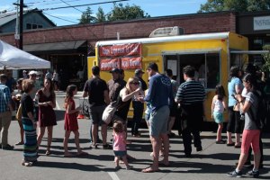The final block party of the summer will take over Winslow Way from noon to 7 p.m. Sunday
