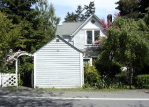 The historic house on 216 Ericksen Avenue is one of six similar homes on the street.