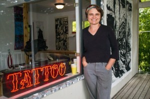 Bainbridge-based artist Tracy Lang owns and operates the island’s first tattoo parlor
