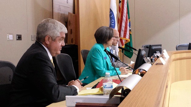 Candidates for Kitsap County prosecutor answer citizen-submitted questions at a forum Tuesday that covered everything from management experience to crime rates.