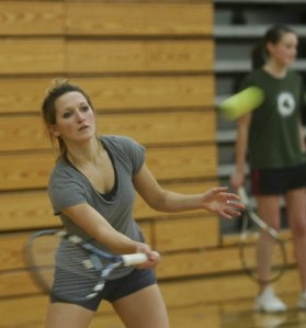 Senior Sasha Carter is one of the favorites to repeat as a state champion in girls’ singles.