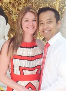 Clairissa Childers and Dr. Nay Htyte joined hands in marriage in a June  wedding in New Orleans.