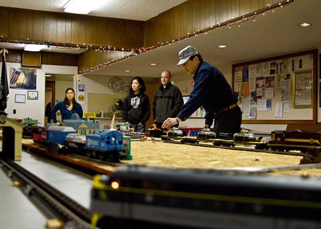 The first American Legion model train show