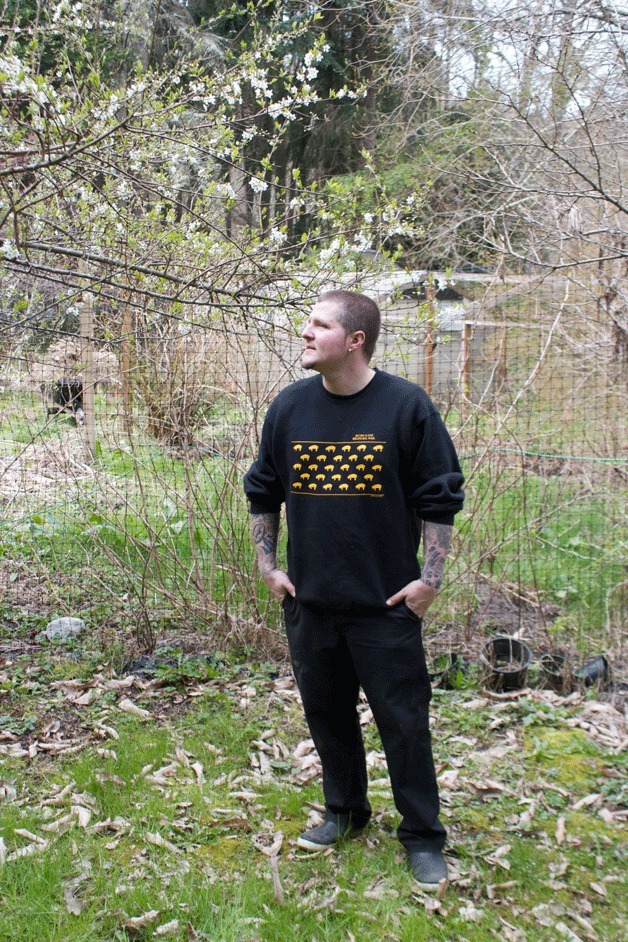 Brendan McGill looks over a new island farm that will help supply Hitchcock. McGill draws from local farms to compose his menu.