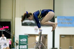 Miller Shor of the Bainbridge Spartans gymnastic team has earned honors as a Washington Interscholastic Activities Association Athlete of the Week.