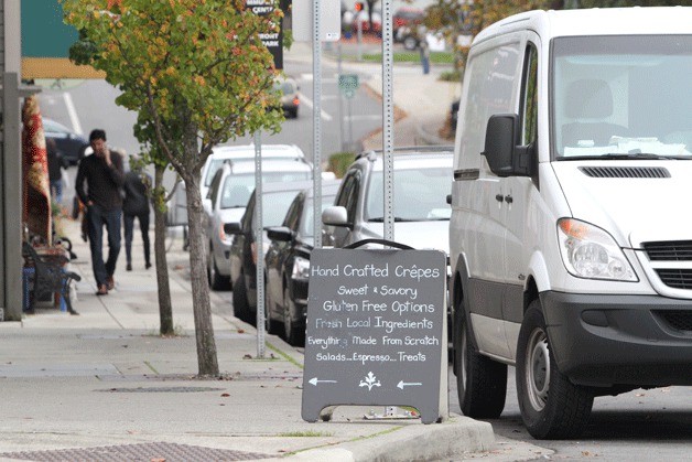 Parking on Winslow Way between Highway 305 and Ericksen Avenue will be cut from three-hour parking to one-hour parking in response to complaints from business owners about downtown employees parking on the city's main drag.