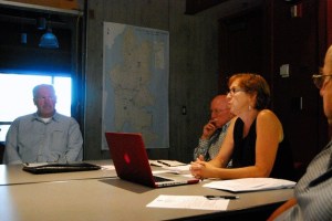 UAC Chairwoman Arlene Buetow asks her fellow committee members to delete public comment from the group’s agenda at the UAC’s last meeting.