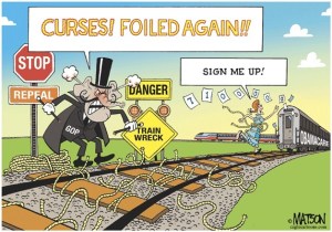 Today's cartoon is by RJ Matson