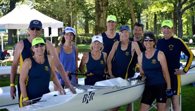 The Bainbridge Island Rowing mixed eight: Dean Dale