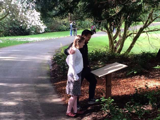 Visitors to Bloedel Reserve can enjoy a month-long exhibit of poetry while taking in the beauty of spring at the popular destination.