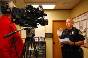 Bainbridge Island Police Chief Matthew Hamner met with Q13's 'Washington's Most Wanted' television program Tuesday morning to notify the public of two Bainbridge Islanders who are believed to be involved in a recent car prowl.