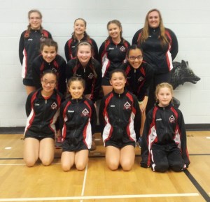 The Bainbridge Island Rope Skippers at the recent Fraser Valley Classic Speed and Power Jump Rope Tournament in Abbotsford