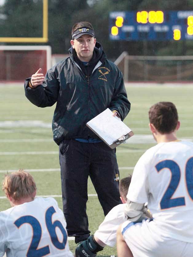 Bainbridge High School boys lacrosse Co-head Coach Cody Bludorn will not return for the team's next season