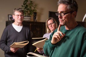 Island Theatre's original cast of 'Copenhagen' — Tell Schreiber