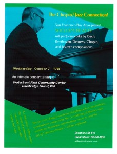 Jazz pianist to play in concert at Waterfront Park Community Center