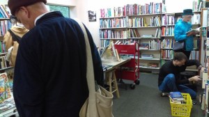 The Friends of the Library Book Sale on Tuesday