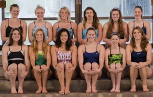 The 12 Bainbridge High swim/dive team members competing in the state meet this weekend are: top row (L-R) Shayla Archer