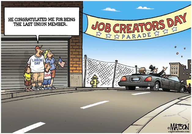 Today's cartoon is by RJ Matson