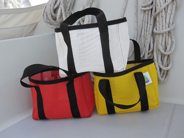 Bags by Eileen Nicol of Island Canvas Works will be featured during this year's Winter Studio Tour on Bainbridge Island.