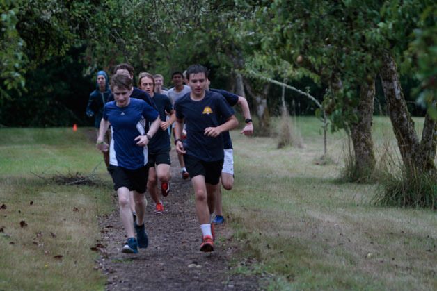 There are more than 100 students on the cross country team this year